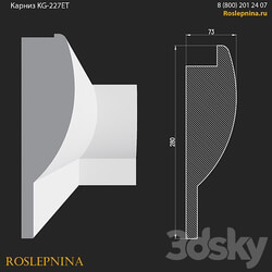 Cornice KG 227ET from RosLepnina 3D Models 