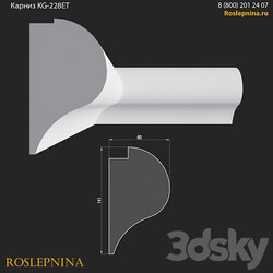 Cornice KG 228ET from RosLepnina 3D Models 