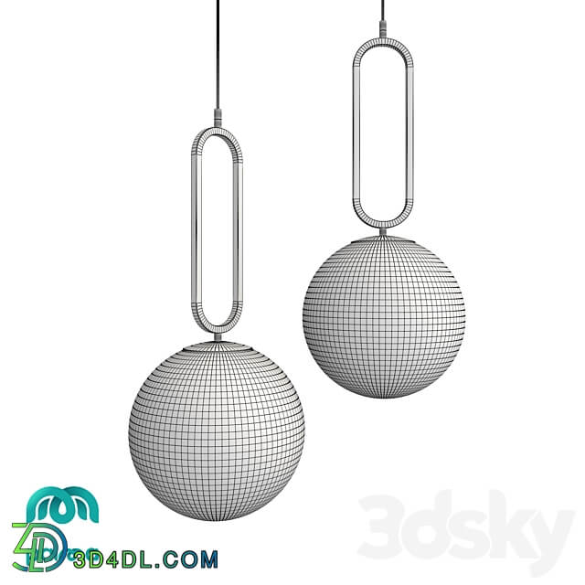 PENDANT LIGHT PALMA 0506PLB 1AB Pendant light 3D Models