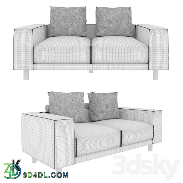 OM KULT HOME sofa FRAN 05.32 3D Models