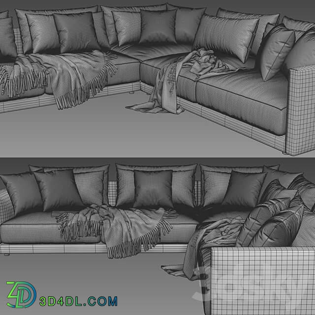 Poliform Bristol L Shaped 3D Models