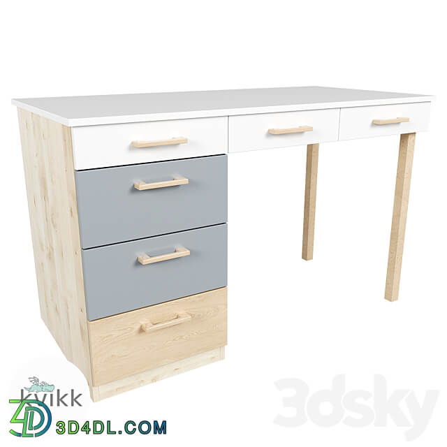 Desk Vila Table Chair 3D Models