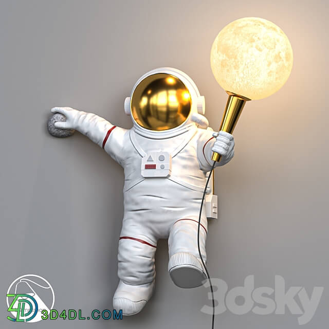 LampsShop.com B4327 Sconce Astronaut 3D Models