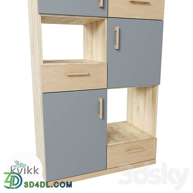 Shelving unit Vila 3D Models