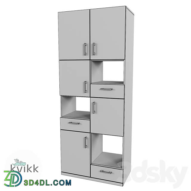 Shelving unit Vila 3D Models