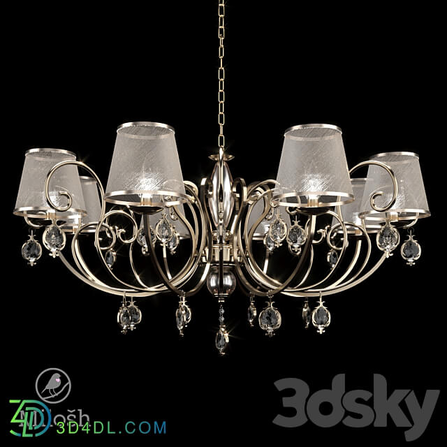 MILOSH 0408CL 8AB Pendant light 3D Models