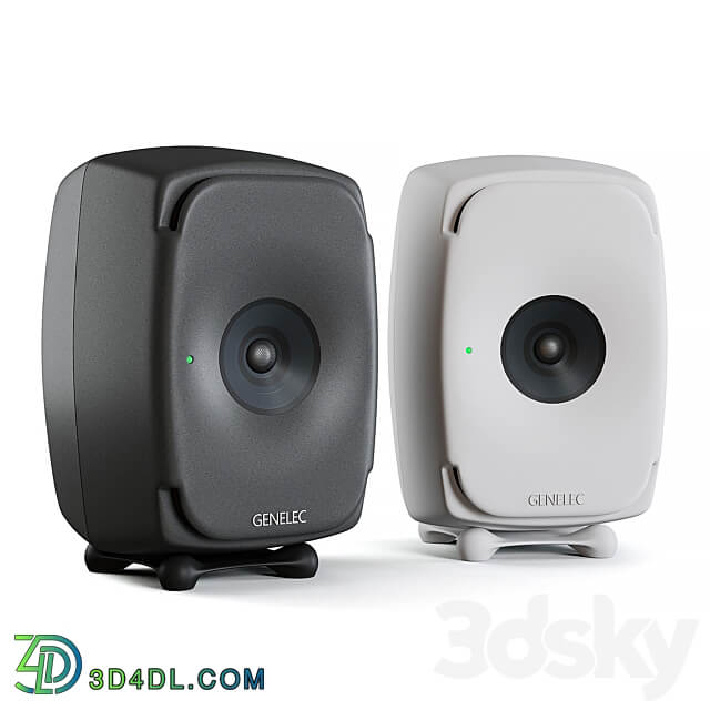 Genelec 8341 The Ones studio speakers 3D Models