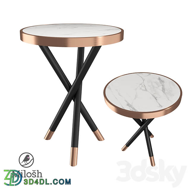 Coffee table MILOSH TENDENCE 701038 3D Models