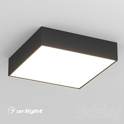 OM Luminaire SP QUADRO S250x250 25W Ceiling lamp 3D Models 