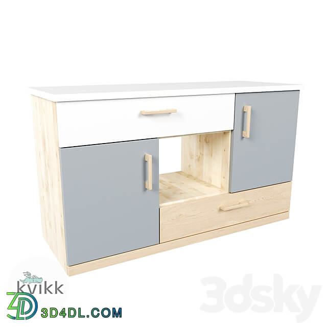 TV cabinet Vila series Sideboard Chest of drawer 3D Models