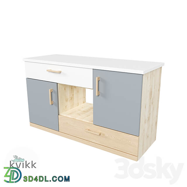 TV cabinet Vila series Sideboard Chest of drawer 3D Models