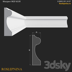 MGF 833R molding from RosLepnina 3D Models 