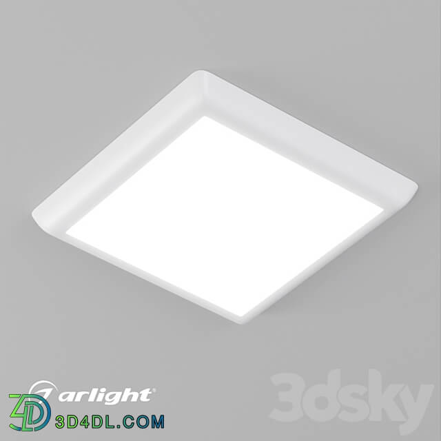 OM Luminaire CL FIOKK S220x220 18W Ceiling lamp 3D Models