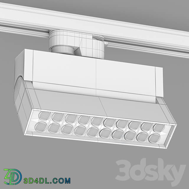 OM Luminaire LGD LOFT TRACK 2TR S170 10W 3D Models