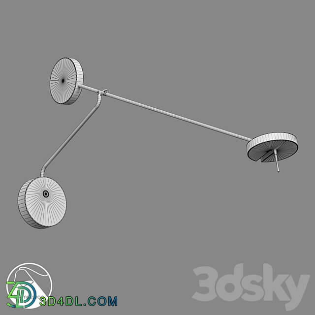 LampsShop.com B4304 Sconce Flague 3D Models