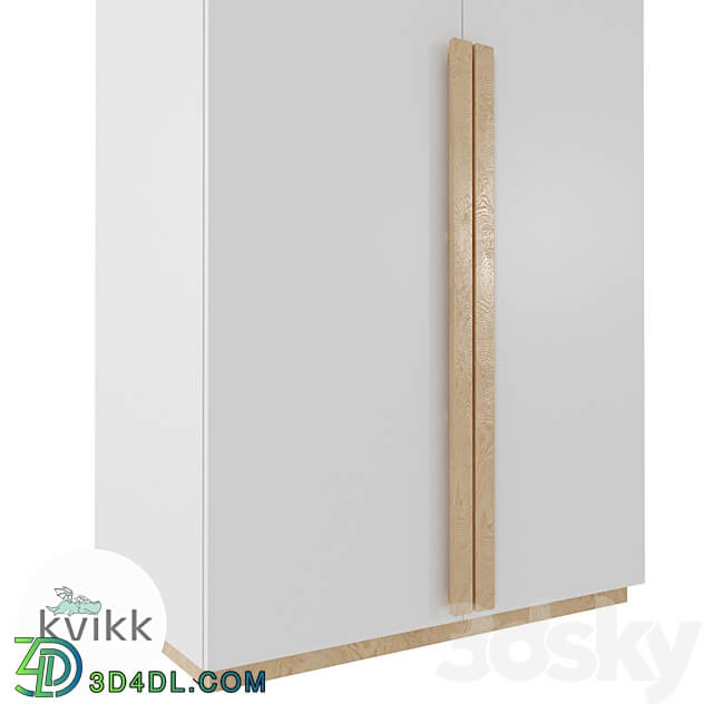 Wardrobe for children RUNO series Wardrobe Display cabinets 3D Models