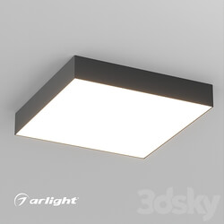 Luminaire SP QUADRO S400x400 40W Ceiling lamp 3D Models 