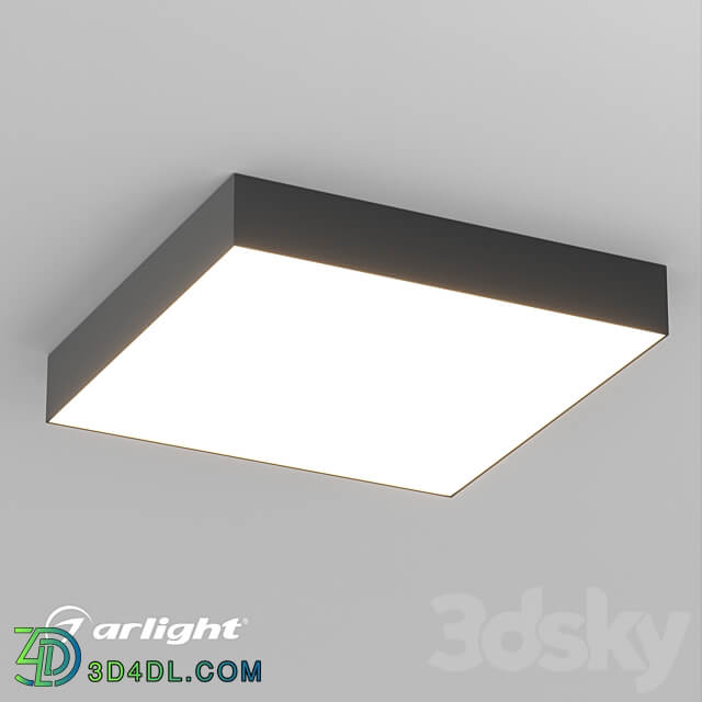 Luminaire SP QUADRO S400x400 40W Ceiling lamp 3D Models