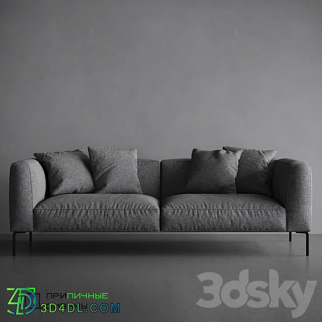 Room 2 Decent Sofas Om 3D Models