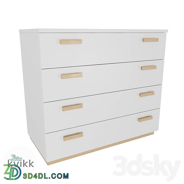 Children 39 s chest of drawers RUNO series Sideboard Chest of drawer 3D Models