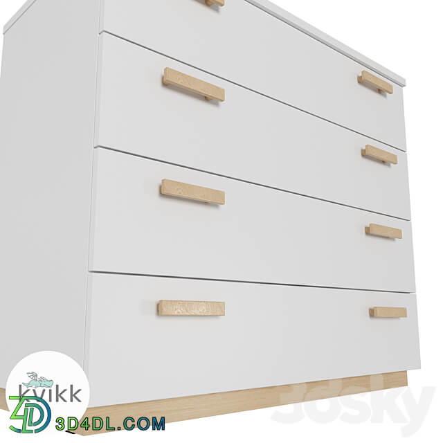 Children 39 s chest of drawers RUNO series Sideboard Chest of drawer 3D Models