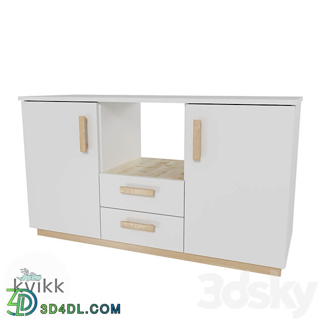 TV stand for children RUNO series Sideboard Chest of drawer 3D Models