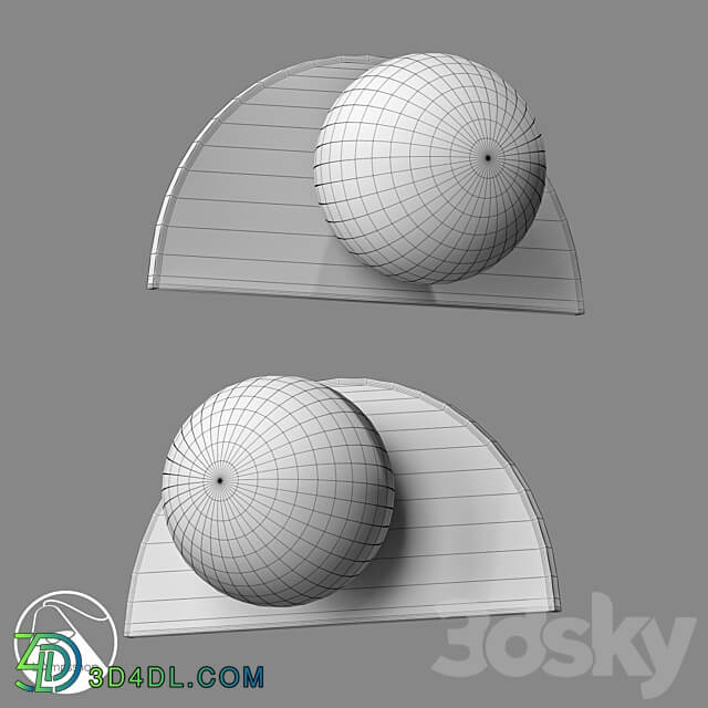 LampsShop.com B4342 Sconce Polto 3D Models