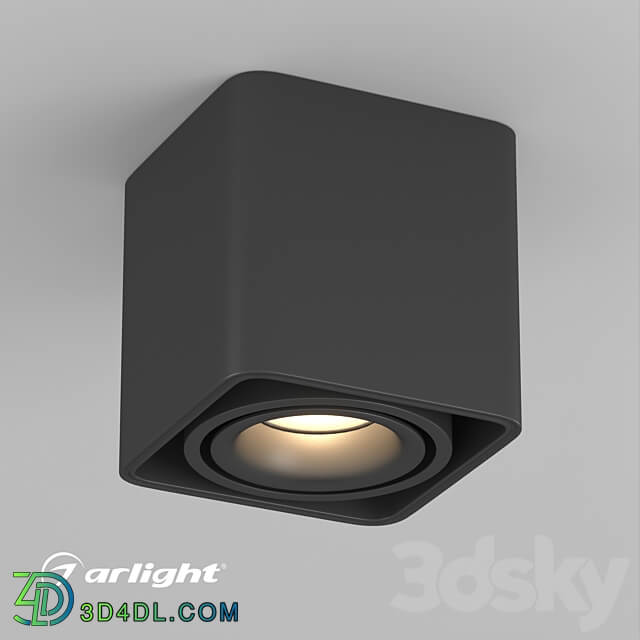 OM Luminaire SP CUBUS S100x100 8W 3D Models