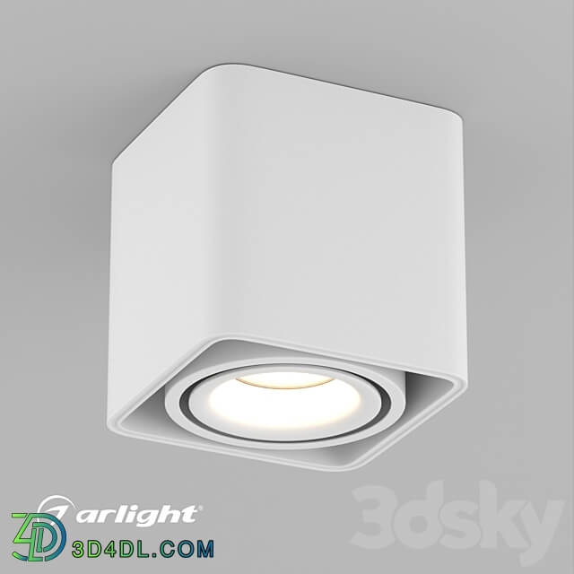 OM Luminaire SP CUBUS S100x100 8W 3D Models