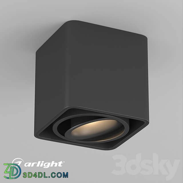 OM Luminaire SP CUBUS S100x100 8W 3D Models