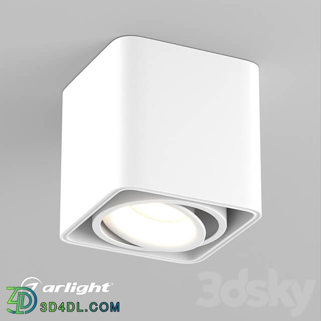 OM Luminaire SP CUBUS S100x100 8W 3D Models