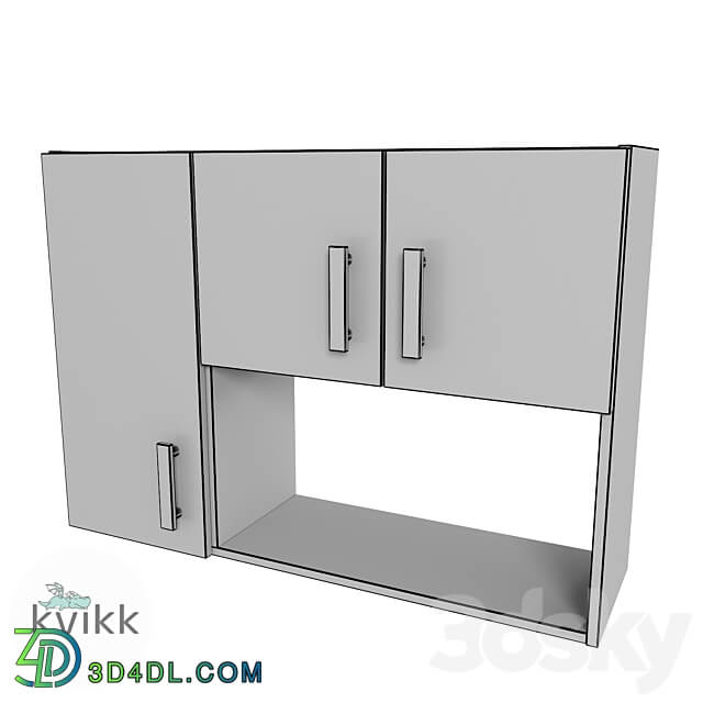 RUNO series wall cabinet Other 3D Models