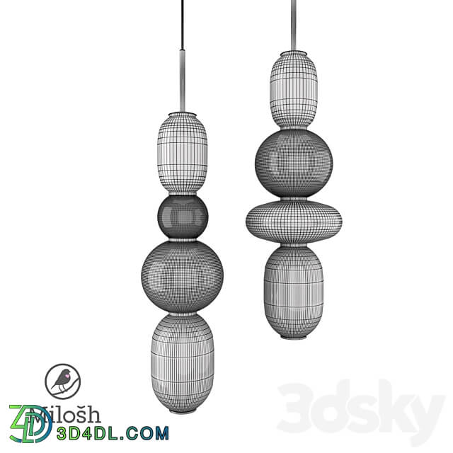 Pendant Light Milosh Tendence 0758 Pl Pendant light 3D Models