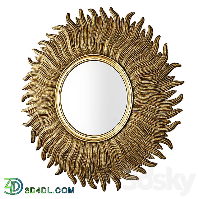 wall mirror Sun OM 3D Models