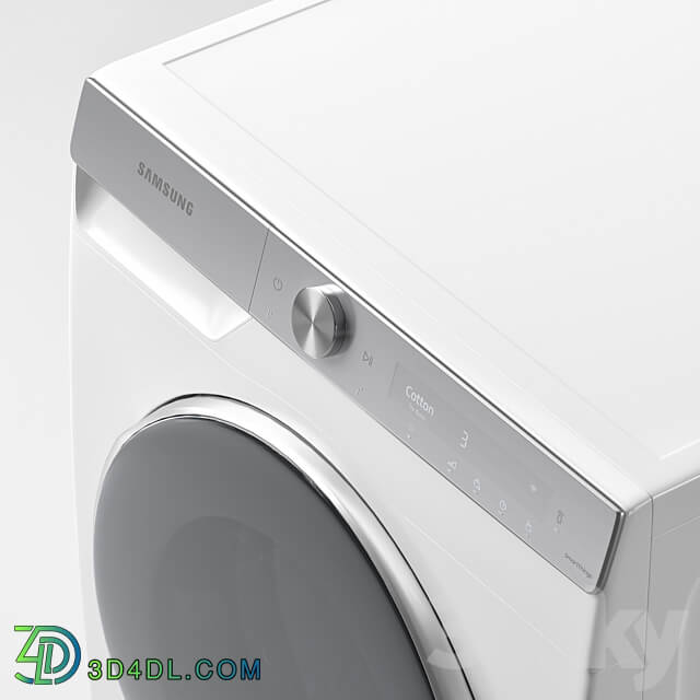 Washing machine and dryer Samsung 3D Models