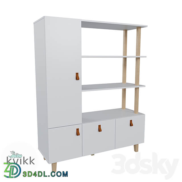 Shelving for children HITTA series 3D Models