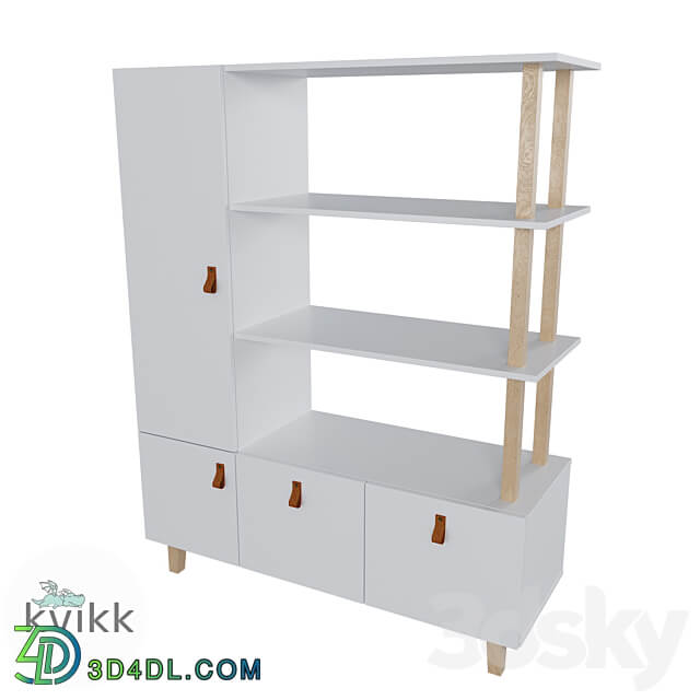 Shelving for children HITTA series 3D Models