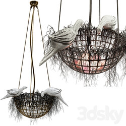 Bird Nest Pendant Light Pendant light 3D Models 
