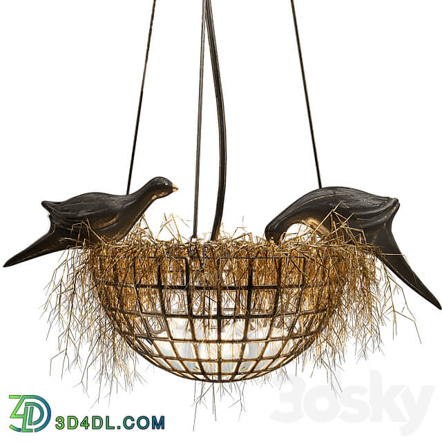 Bird Nest Pendant Light Pendant light 3D Models