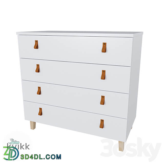 Chest of drawers for children HITTA series Sideboard Chest of drawer 3D Models