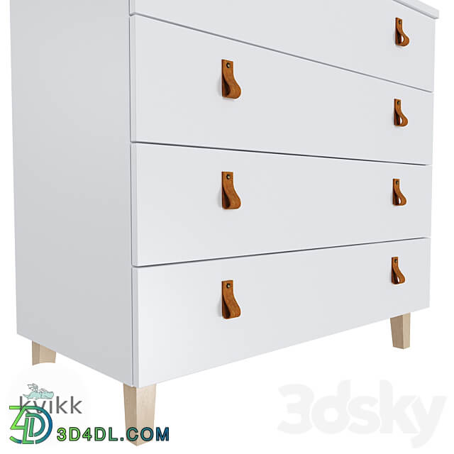 Chest of drawers for children HITTA series Sideboard Chest of drawer 3D Models