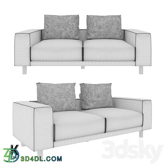 OM KULT HOME sofa FRAN 05.34 3D Models