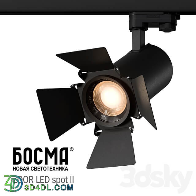 ZOOR LED spot II Bosma 3D Models