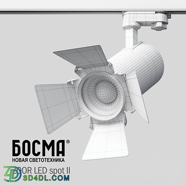 ZOOR LED spot II Bosma 3D Models