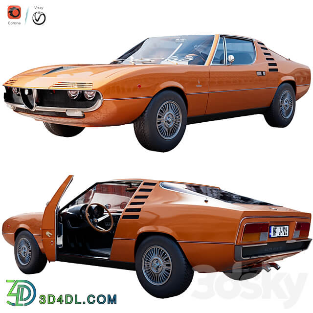 Alfa Romeo Montreal 3D Models