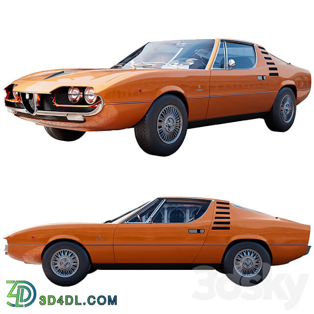 Alfa Romeo Montreal 3D Models