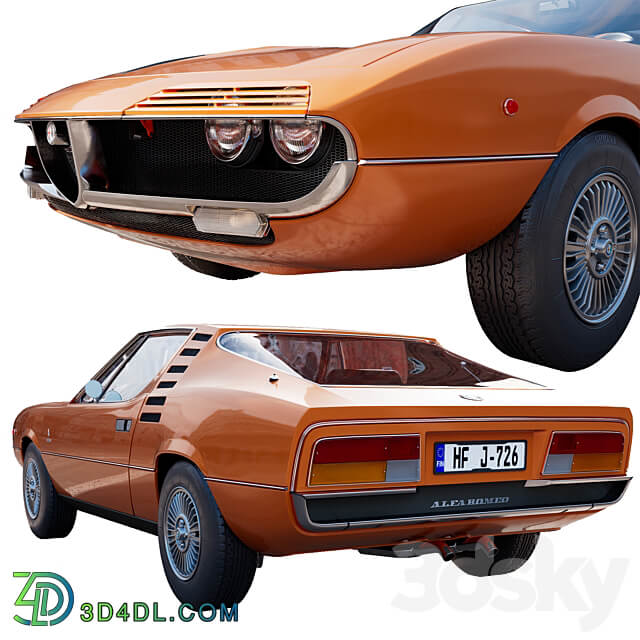 Alfa Romeo Montreal 3D Models