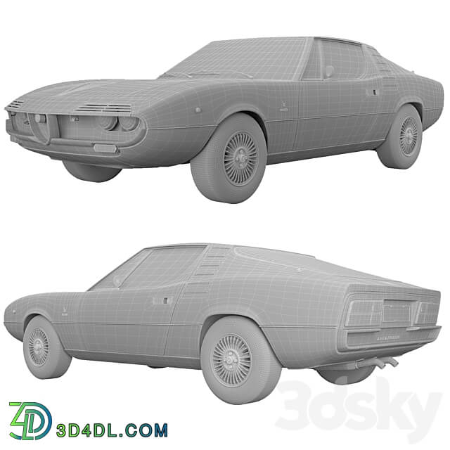 Alfa Romeo Montreal 3D Models