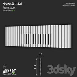 www.dikart.ru Df 227 310Hx18mm 15.06.2022 3D Models 