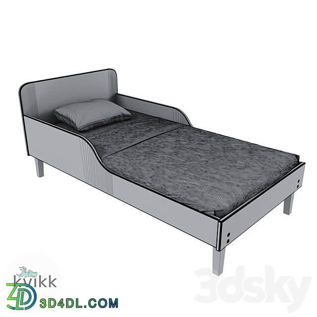 Children 39 s bed HITTA series 3D Models